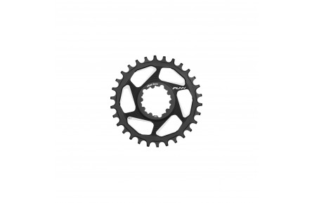 Звезда шатунов FUNN Solo DX NW 30T, SRAM DM, AL7075, 3 мм offset Boost, черный
