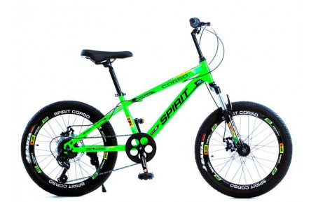 Велосипед Спортивний Corso «SPIRIT» 20" дюймів ST-22155 (1) сталева рама 11``, обладнання Shimano Revoshift RV-100, 7 швидкостей, зібран на 75
