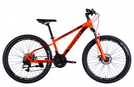 Велосипед ST 26" Discovery TREK DD FR рама-13" оранжевый 2025