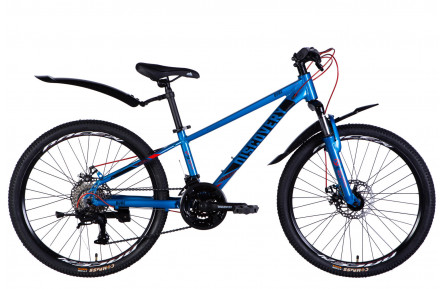 Велосипед AL 24" Discovery QUBE DD CS рама-11,5" синьо-чорний 2025 г.