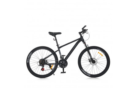 Велосипед SKD75 MTB 2605-1, 26 дюймів, сталева рама 16 Sunrun 24SP чорний