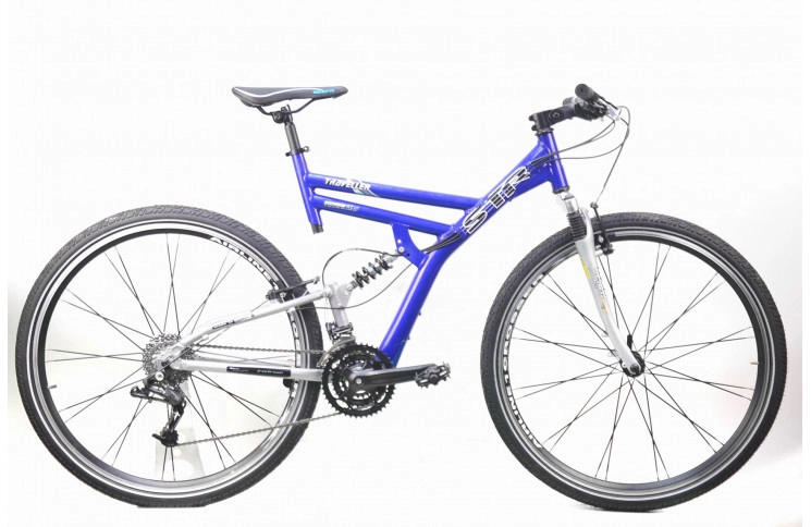 Гибридный велосипед STR Traveler Alu 28" L синий Б/У
