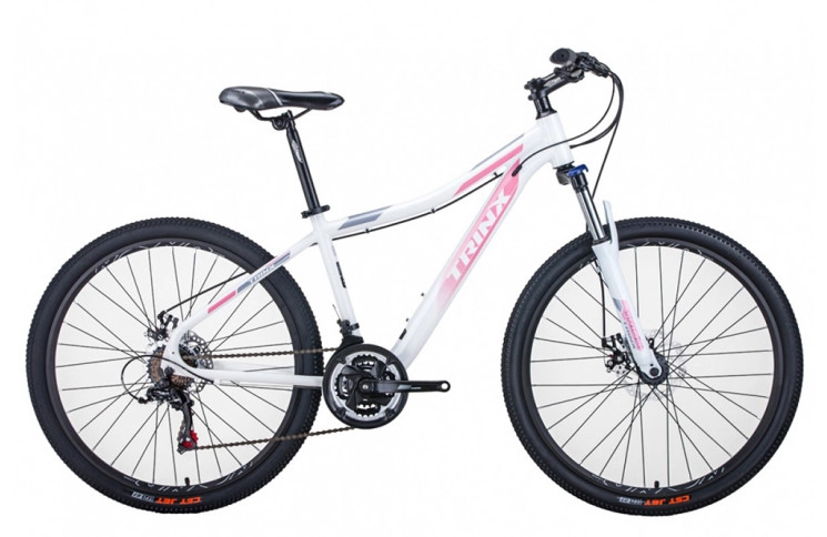 Велосипед Trinx NaNa N106 26" 15.5" біло-рожевий