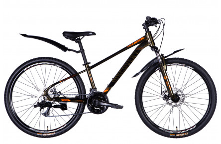 Велосипед Discovery BASTION DD CS AL 26" 13" коричневый 2025