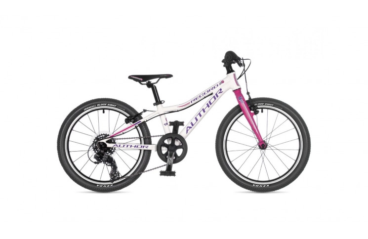 Велосипед Author Record 2023 20" 10" белый/розовый