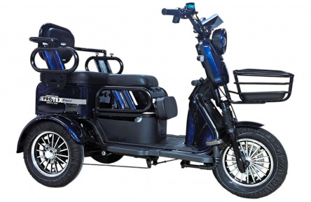 Електричний трицикл Corso Protex Power PL (1200Вт літій-залізно-фосфатний 72В 24Аг) 10"