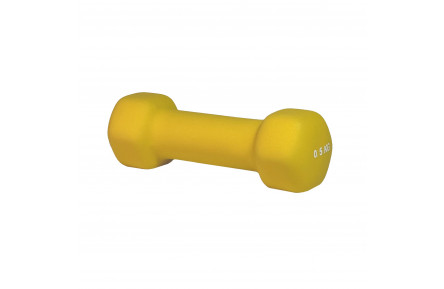 Гантель неопреновая Stein 0,5 кг/ шт/ желтая