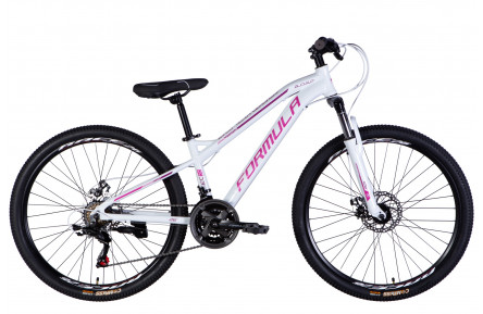 Велосипед AL 26" Formula BLACKWOOD DD FR рама-13" біло-рожевий 2025