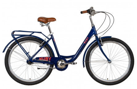 Велосипед 26" Dorozhnik RUBY PH 2022 (темно-синий)