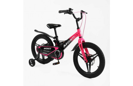 Велосипед 18" дюймів 2-х колісний Corso «Monti» MT-18352 (1) МАГНІЄВА РАМА, ЛИТІ ДИСКИ, ДИСКОВІ ГАЛЬМА, зібран на 75