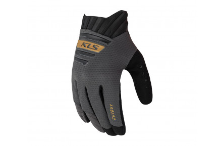 Перчатки з довгими пальцями KLS Cutout чорний XXL