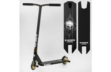 Самокат трюковий Т-50615 Best Scooter "Warrior", HIC-система, ПЕГИ, алюміній, колеса PU, 120 мм, кермо 58 см