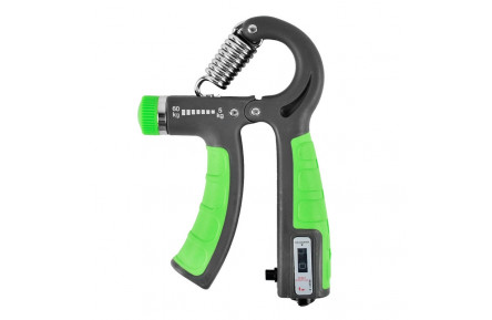 Еспандер кистьовий MS 4122-1(Green) з лічильником, навантаження 5-60 кг