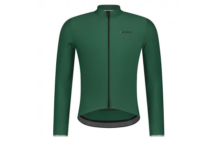 Велоджерсі Shimano Stile long sleeves утеплене, зелене, розм. S