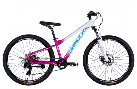 Велосипед AL 26" Formula F-1 DD CS рама-13" біло-рожевий 2026