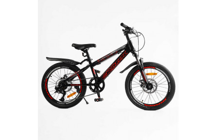 Детский велосипед 20" Corso CRANK CR-20257 сталь