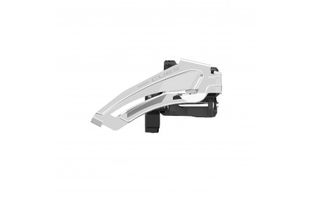 Переключатель передний FD-U6010-L, CUES, 2X10/11, LOW CLAMP, TOP-SWING, хомут 34.9MM (с адаптером 31.8 и 28.6Mмм), макс. 40/46с