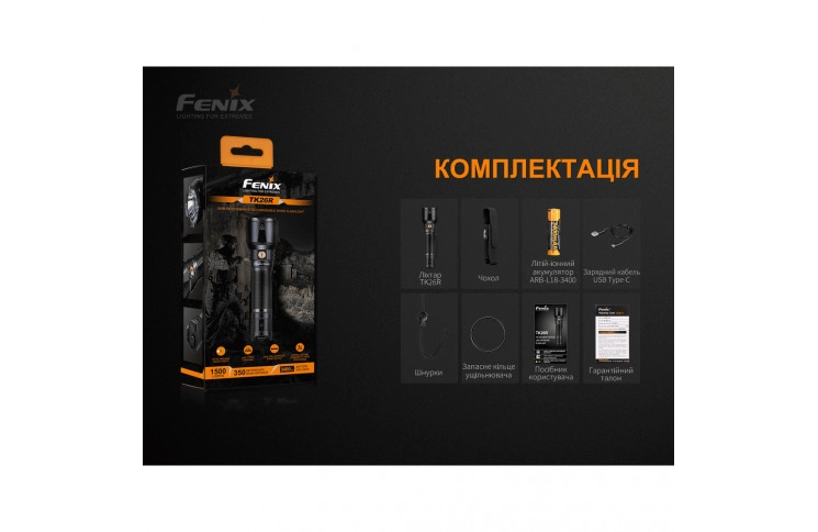 Ліхтар ручний Fenix TK26R