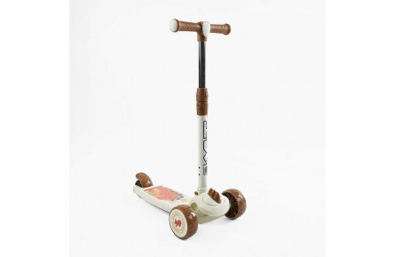 Самокат триколісний "Skyper" LC-34519 (10) колеса PU 108х44мм зі світлом, музика та підсвічування платформи, кермо з’ємне