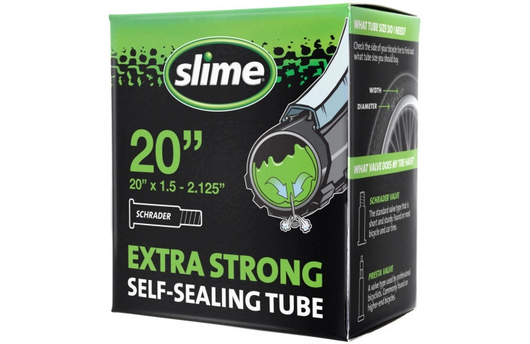 Камера Slime Smart Tube 20" x 1.5 - 2.125" AV з герметиком 