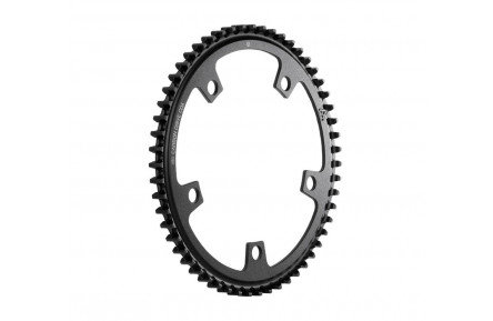 Передня зірка Gates Carbon Drive CDX алюмінієва 55T, ступінь 130, чорне анодування