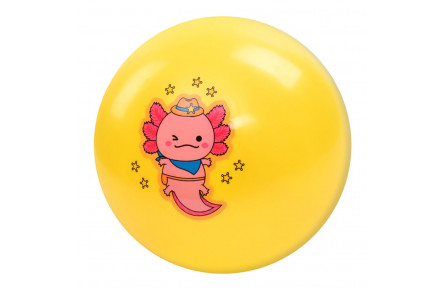 М'яч дитячий "Аксолотль" MS 3736(Yellow) 9 дюймів, 60 грам