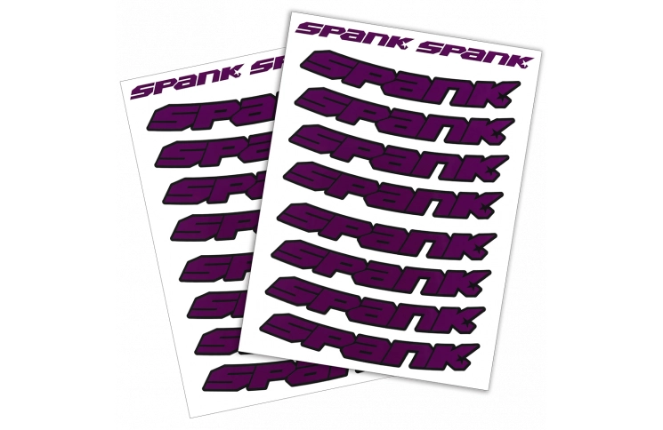 Набір наклейок на обода SPANK Decal kit, Purple