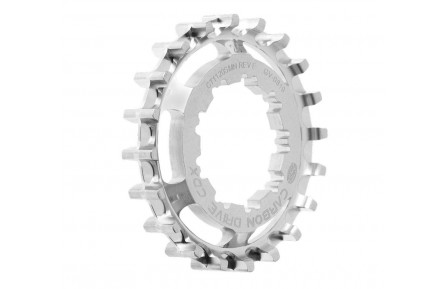 Задня зірка Gates Carbon Drive CDX 9-Spline з нержавіючої сталі 20T, срібна