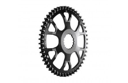Передня зірка Gates Carbon Drive CDX S550 54.7 Rohloff з нержавіючої сталі 50T, чорна