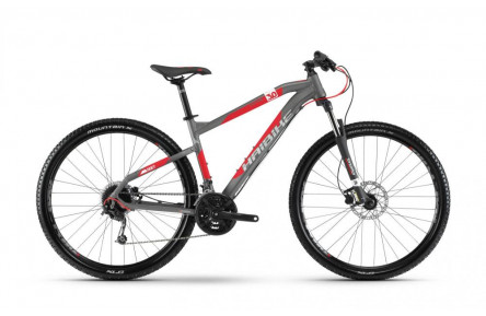 Велосипед Haibike SEET HardNine 3.0 29", рама M, титаново-красно-белый, 2018