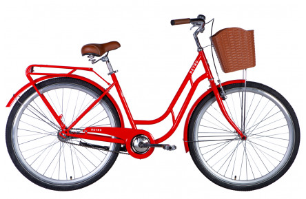 Велосипед 28" Dorozhnik RETRO 2024 (помаранчевий)