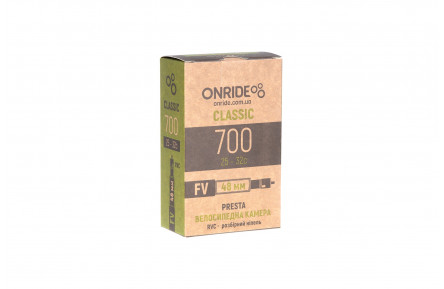 Камера ONRIDE Classic 700x25-32c FV 48 RVC - разборный ниппель