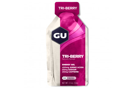 Енергетичний гель GU Energy Tri-Berry, 32 г (20 мг кофеїну)