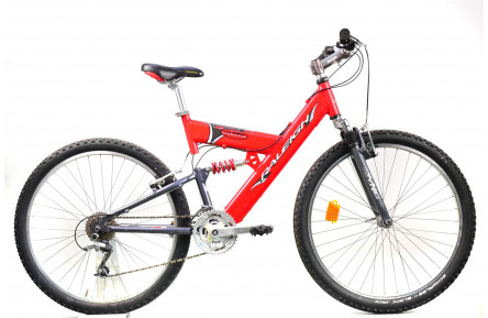 Двухпідвісний велосипед Raleigh 24 FR 26" M червоно-сірий Б/В