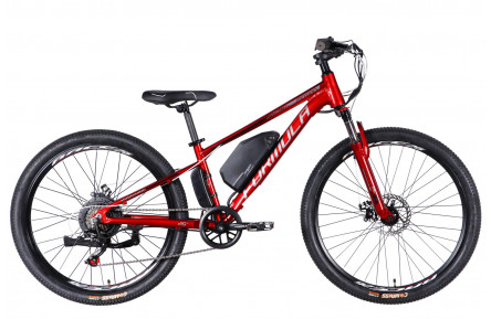 Велосипед з електроприводом 26" AL Formula eMOTION DD FR рама-13" 36B 10А*г 500Вт червоно-сріблястий 2026