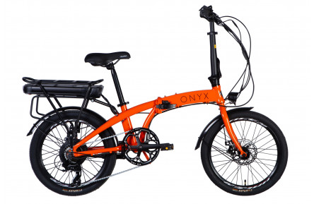 Велосипед з електроприводом Dorozhnik eONYX DD CS 20" AL 11" 36B 12.5А*г 500Вт помаранчевий YS 7421 2025