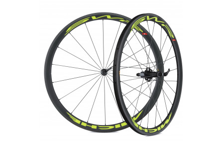 Miche комплект коліс Supertype 358 Campagnolo, повний карбон (трубка), жовтий -1541000000000