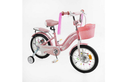 Велосипед 2-х колісний 16" "Corso Nice" NC-16262 сталь, дод. колеса
