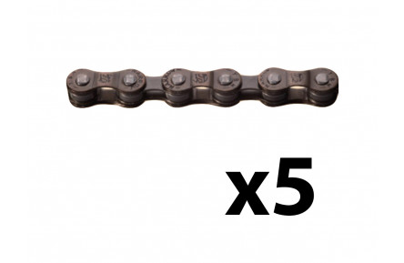 Ланцюг ONRIDE P52 7/6 швидкостей 116 ланок Brown + замок, 5 шт.