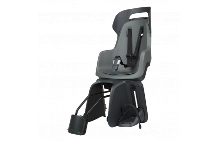 Детское велокресло Bobike GO Frames RS Reclining System - rear bicycle seat for frame Macaron grey