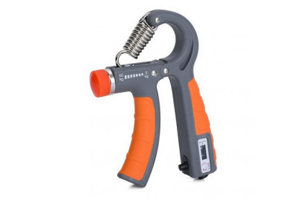 Еспандер кистьовий MS 4122-1(Orange) з лічильником, навантаження 5-60 кг