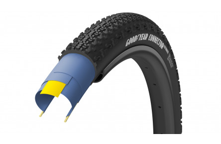 Покрышка 700x40 (40-622) GoodYear CONNECTOR tubeless complete, folding, black, 120tpi