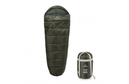 Спальник з капюшоном Naturehike CNK2300SD014 MJ600 Січ, зелений