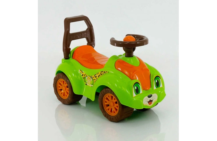 Толокарь "Котик" 3268 цвет салатовый "Technok Toys"