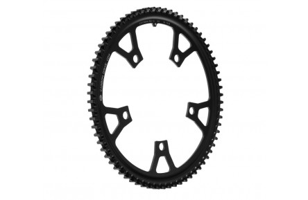 Передня зірка Gates Carbon Drive CDX алюмінієва 70T, ступінь 130, чорне анодування