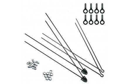 Запчастина для болотника SKS V-STAY KIT BLACK FOR BLUEMELS AND CHROMOPLASTICS WITH FIXED BRIDGES BLA