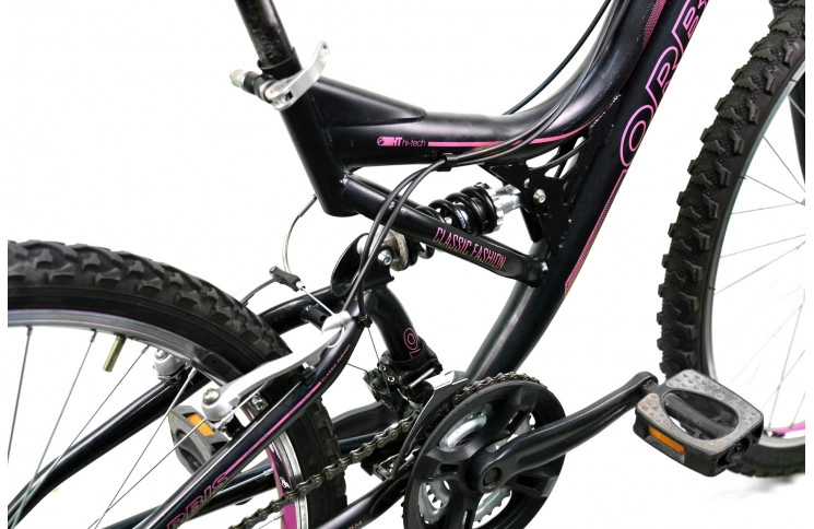 Двухподвесной велосипед Orbis Black Swan 26 26" S черно-розовый Б/У