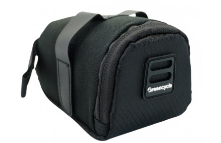 Сумка підсідельна Green Cycle Buckle, 16х8х9, чорний
