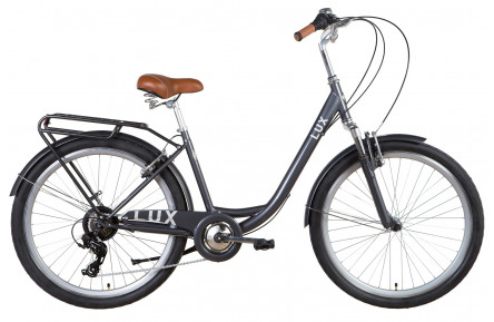 Велосипед 26" Dorozhnik LUX AM 2022 (темно-серый) 