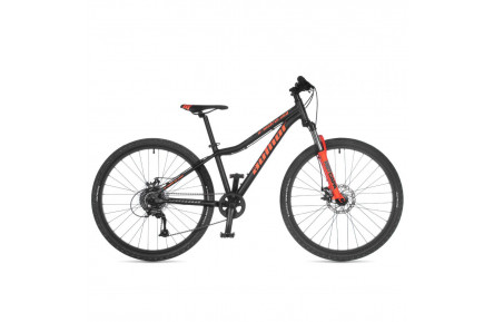 Велосипед Author A-Matrix D 2021 26" 13.5" чорний неоново-помаранчевий